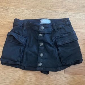 Free people size xs black skort